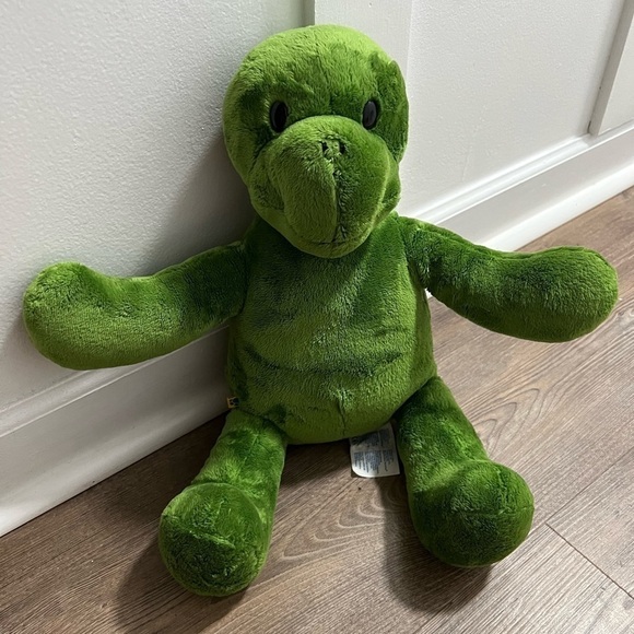 Build A Bear BAB Trekki Turtle Green Plush Stuffed Animal Toy Gift 15 Inch Soft - Picture 1 of 8